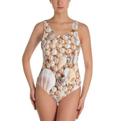 Pearls Seashell Swimsuit One Piece