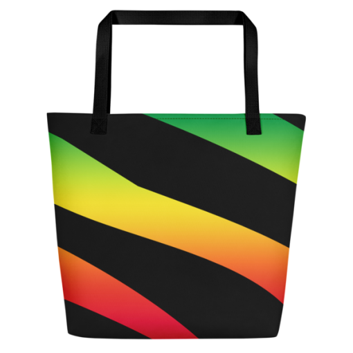 Zebra Print Beach Bag