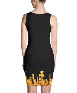 Fire Black Stretch Dress