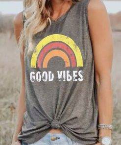 Women’s Good Vibes Printed Shirt