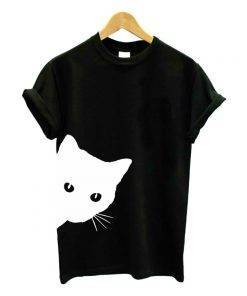 Women’s Cat Printed T-Shirt