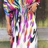 Women’s Multicolored Kaftan Dress