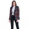 Double Breasted Plaid Tweed Blazer