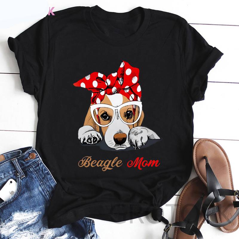 Beagle Mom Dog T-shirt