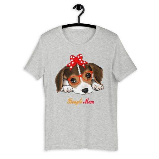 Funny Beagle Mom Dog T-shirt