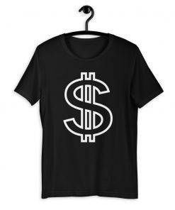 Dollar Sign Money Black Shirt